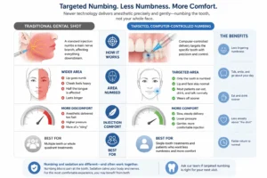 What targeted, computer-controlled numbing does
